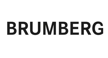Das Bild zeigt das Logo mit dem Schriftzug „BRUMBERG“ in schwarzen Großbuchstaben auf weißem Hintergrund.
